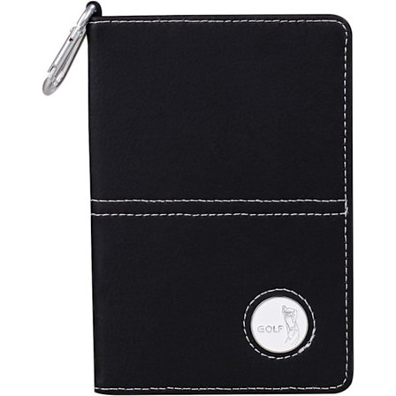 Deluxe PU Læder Golf Scorecard Holder Læder og Yardage Bog-Gratis Send en Bold Mark og en Blyant