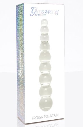 Kjøp ToyJoy Frozen Fountain 22 cm - Glassdildo | God pris
