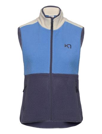 Ane Midlayer Vest Vests Padded Vests Blå Kari Traa*Betinget Tilbud