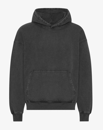 Organic Oversized Hood - Faded Black - Male - S