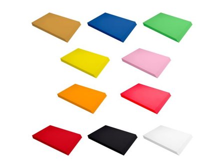 Reklamkartong 35x50cm 270g blå - Lyreco - Skola och förskola - Hobbypapper - Kartong