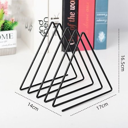 Vinyl Plade Opbevaringsholder Plade Rack SORT