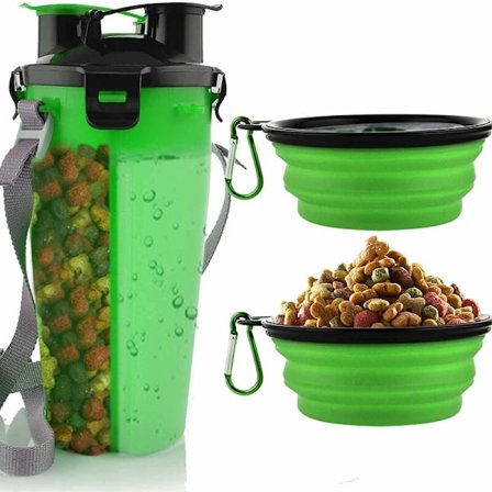 Koiran kulho Kaksi yhdessä kissan vesi- ja viljakuppikulhot Lemmikkieläinten syöttölaite Kissat Kannettava