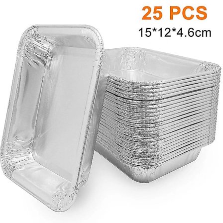 25 stk. (25/50-pakke) Grill Kompatible Drypbakker, Bulk Pakke