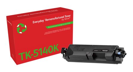 XEROX EVERYDAY REMANUFACTURED TONER BLACK REPLACES KYOCERA TK-5140K SUPL