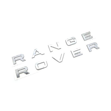 Range Rover Matt Silver -kirjaimet Embleemi etumerkki tai takamerkki Vogue Sport Evoque