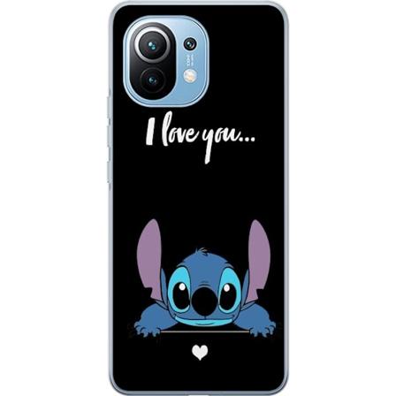 Xiaomi Mi 11 Gennemsigtig cover Stitch Jeg Elsker Dig