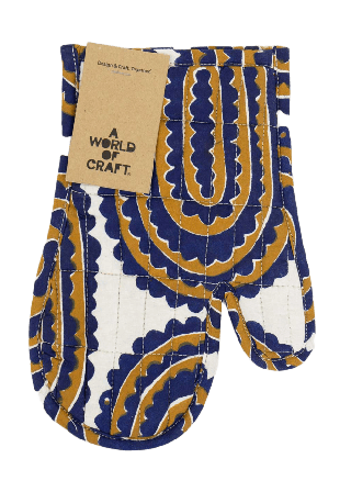 A World of Craft Gear Grytvante Kökstextil Blå 17 x 27 cm