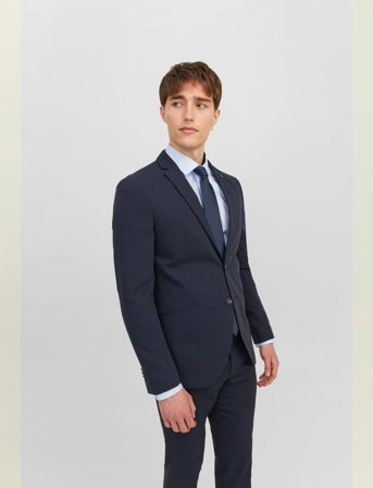 Jack & Jones Jacsolid Tie Noos - Navy - ONE SIZE