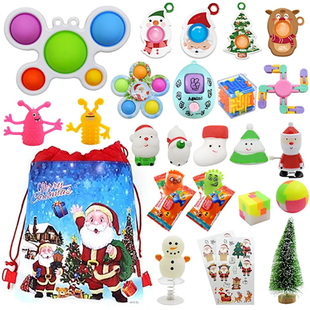 24 Dager med Jul Nedtelling Adventskalender Blind Box Leke