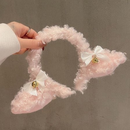 Fåröron Pannband Bowknot Head Hoop ROSA