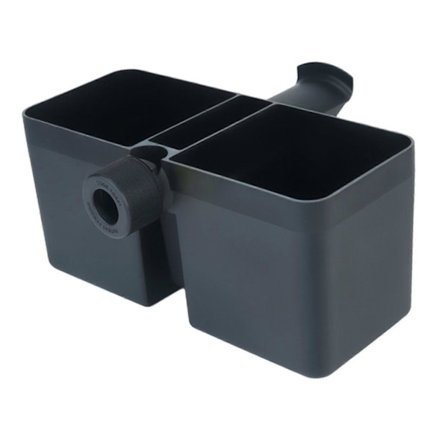 2 i 1 Dobbelt Kopholder, Under Bordet Clip-on Drikke- & Hovedtelefonholder