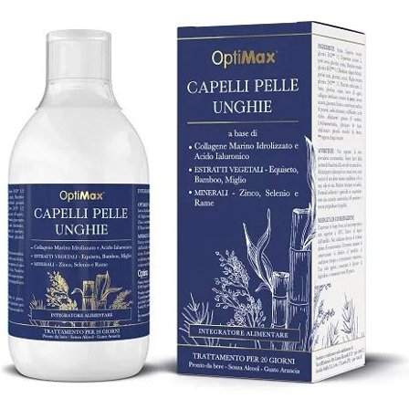 Optimax Integratore Capelli/Pelle/Unghie 500ml
