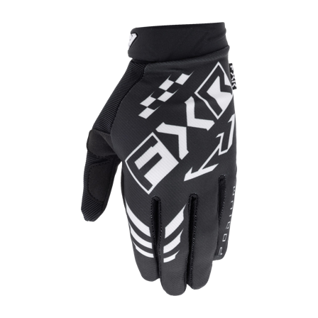 Mănuși Motocross FXR Reflex Dual negru/alb XXL