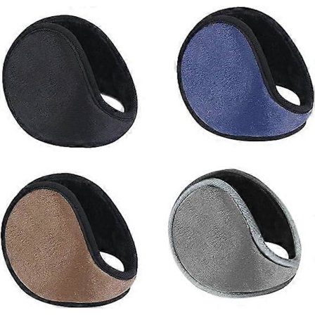 4-pack Flerfärgade Vinter Utomhussporter Snowboard Vindtäta Plysch Öronmuffar Unisex Öronmuffar [DB]