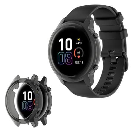 Honor MagicWatch 2 46mm holdbart etui - Gennemsigtig Sort Black