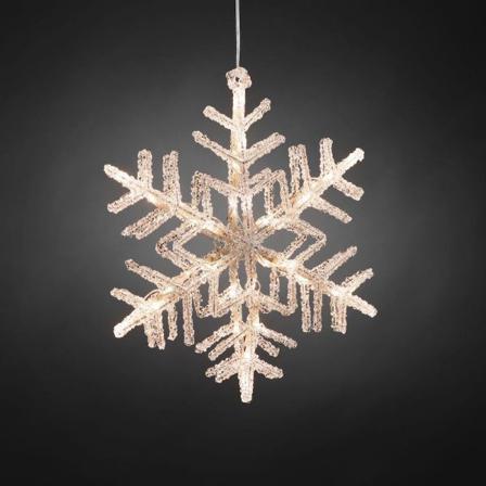 Konstsmide 4446-103 Snefnug hvid, LED, 30 cm, Belysning