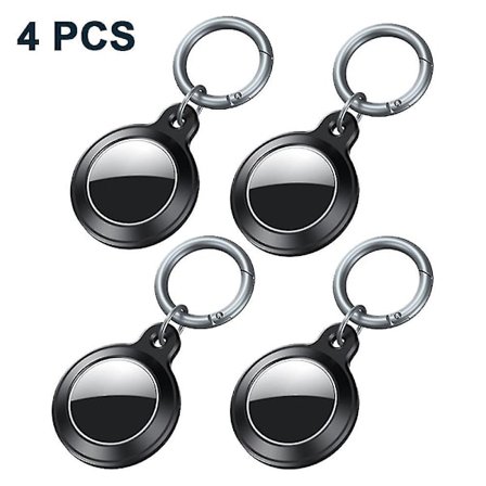 Læretui for Apple Air Tag Tracker, 4-pakning