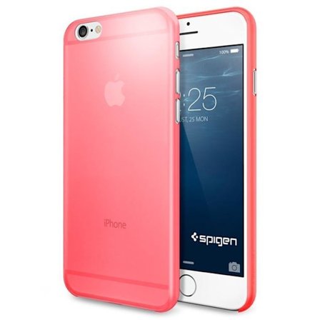 SPIGEN Air Skin 0.4mm Thick Skal till Apple iPhone 6/6S (Rosa)