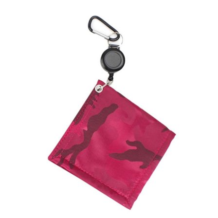 Golfbold rengøringshåndklæde Golf viskeklud RØD