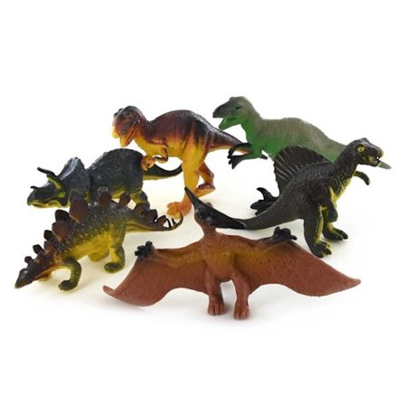 Leksaker 41481 Djur Dino Dinosaurier Set 6-pack 10cm rest 1