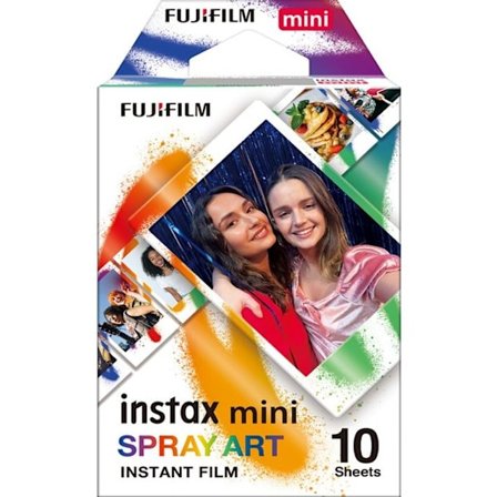 Fujifilm instant fotopapper Instax film Mini Monopack SPRAY ART (10v)