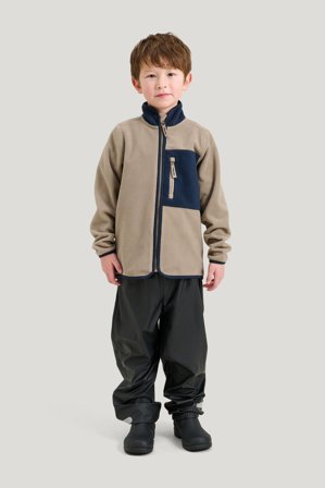 Tretorn Wind Fleece Jacket — Fleccejakke Barn — Brun | Yttertøy, Gummistøvler, Jakker & Regntøy for Dame, Herre & Barn