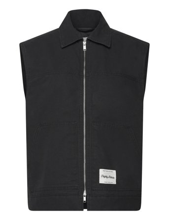 Monki Oversized Vest - Black - M