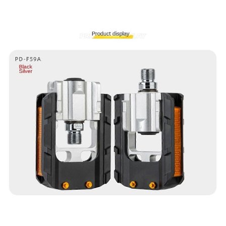 Fällbara cykelpedaler i aluminiumlegering med lager för mountainbike, halkfria cykeltillbehör