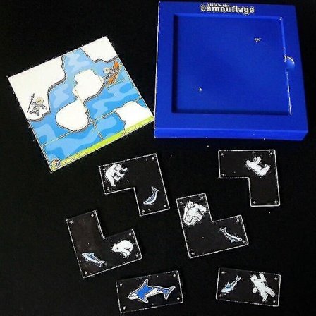 Udfordringer IQ Træning Smart Spil Nordpol Bjørn Camouflage Tænkning Børn Puslespil Legetøj (FMY)