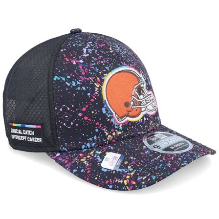 New Era - Negro trucker Gorra - Cleveland Browns NFL Crucial Catch 9FORTY Black A-Frame Trucker @ Hatstore