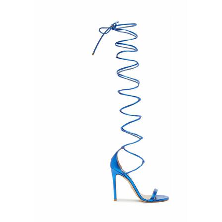 Stuart Weitzman, Nudistwrap 110 Sandals Niebieski, Kobieta, Rozmiar: 41 EU