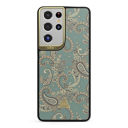Naive Samsung Galaxy S21 Ultra Skal - Paisley Green