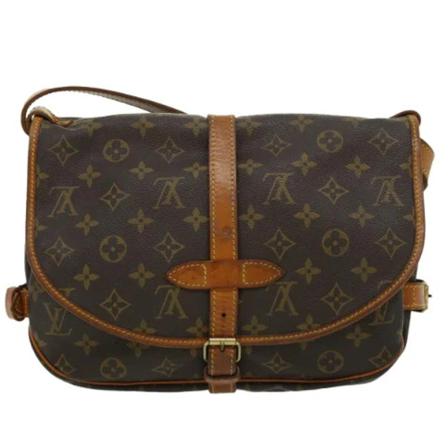Louis Vuitton Vintage, Pre-owned Shoulder Bag Bruin, Dames, Maat:ONE Size