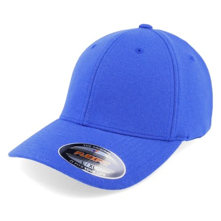 Flexfit - Double Jersey Royal Flexfit Flexfit Blue Cap - @ Hatstore
