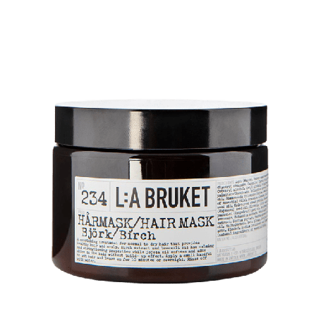 L:a Bruket 234 Hårmask Björk, 350 g Inpackning & behandling Dam