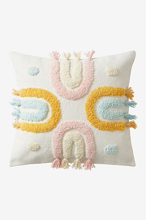 Jotex - KINSEY tyynynpäällinen 45x45 cm - ekologinen Valkoinen/monivärinen - Osta Lasten tyynyt Jotex