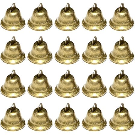 Små klokker, 20 stk. vintage små klokker til dekorationer