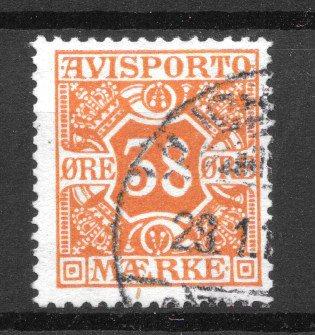 Danmark 1915 - AFA Avisporto 18 - Stemplet