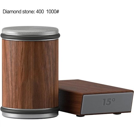 Veitset ja teroittimet / veitsenteroitin – Whetstone-pyörivä veitsenteroitin timantilla 400/1000 veitsien teroitukseen, veitsenteroitusjärjestelmä 