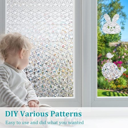 Vindufilm for Personvern: Frost-Vindufilm for Glassvinduer