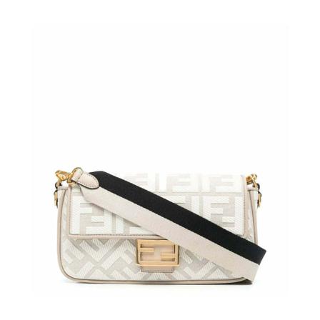 Fendi, Cross Body Bags Beige, Dames, Maat:ONE Size