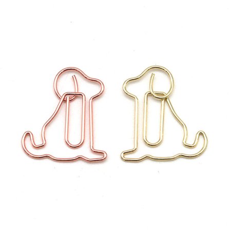 50 Pappersklämmor Cartoon Bokmärke Pappersklämmor Kontor Fancy Pappersklämmor