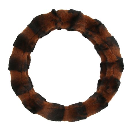 15 Tum Universal Mjukt Fluffigt Plysch Bilratt Skydd Stilfullt Tillbehör