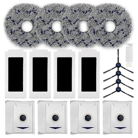 För T30 Omni / T30 PRO Omni Robotdammsugare Sidoborste Hepa Filter Moppduk Tillbehör SZRH A-N [DB]