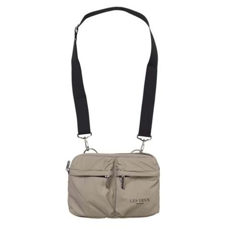 Les Deux Crossbody Tucker Double Brun, Herre Skuldertasker, Størrelse: ONE Size