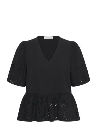 Rosemunde Rwlauren Ss Regular Blouse - Black - 36