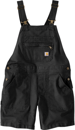 Carhartt Workwear Carhartt W's Relaxed Fit Canvas Shortall Black - Workwear För Hemmafixaren