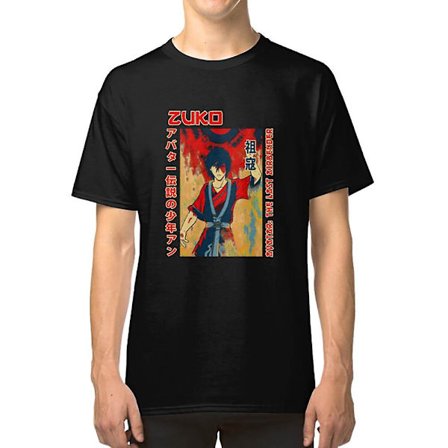 The Last Airbender Avatar Action Anime Zuko Rolig Konst T-shirt
