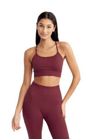 Drop of Mindfulness Signature Seamless Bra Träningskläder Dam Röd M